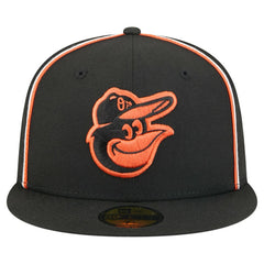 Baltimore Orioles New Era Soutache 59FIFTY Fitted Hat - Black Hats