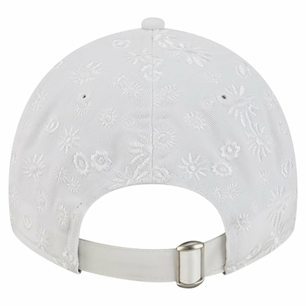 Texas Rangers New Era Women's Floral Mesh 9TWENTY Adjustable Hat - White Hats