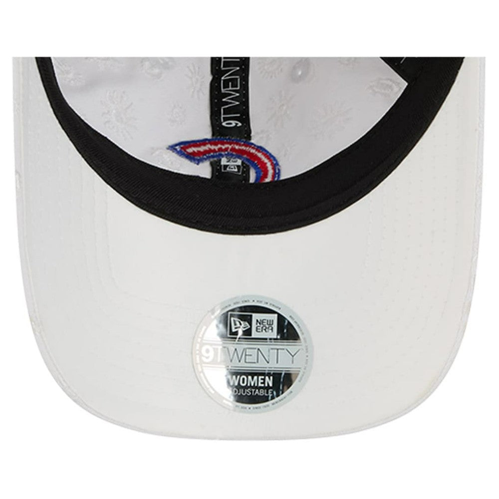 Chicago Cubs New Era Women's Floral Mesh 9TWENTY Adjustable Hat - White Hats