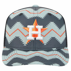 Houston Astros New Era Aztec Denim 9SEVENTY Adjustable Hat - Denim/Navy Hats