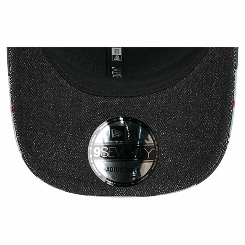 Atlanta Braves New Era Aztec Denim 9SEVENTY Adjustable Hat - Denim/Navy Hats