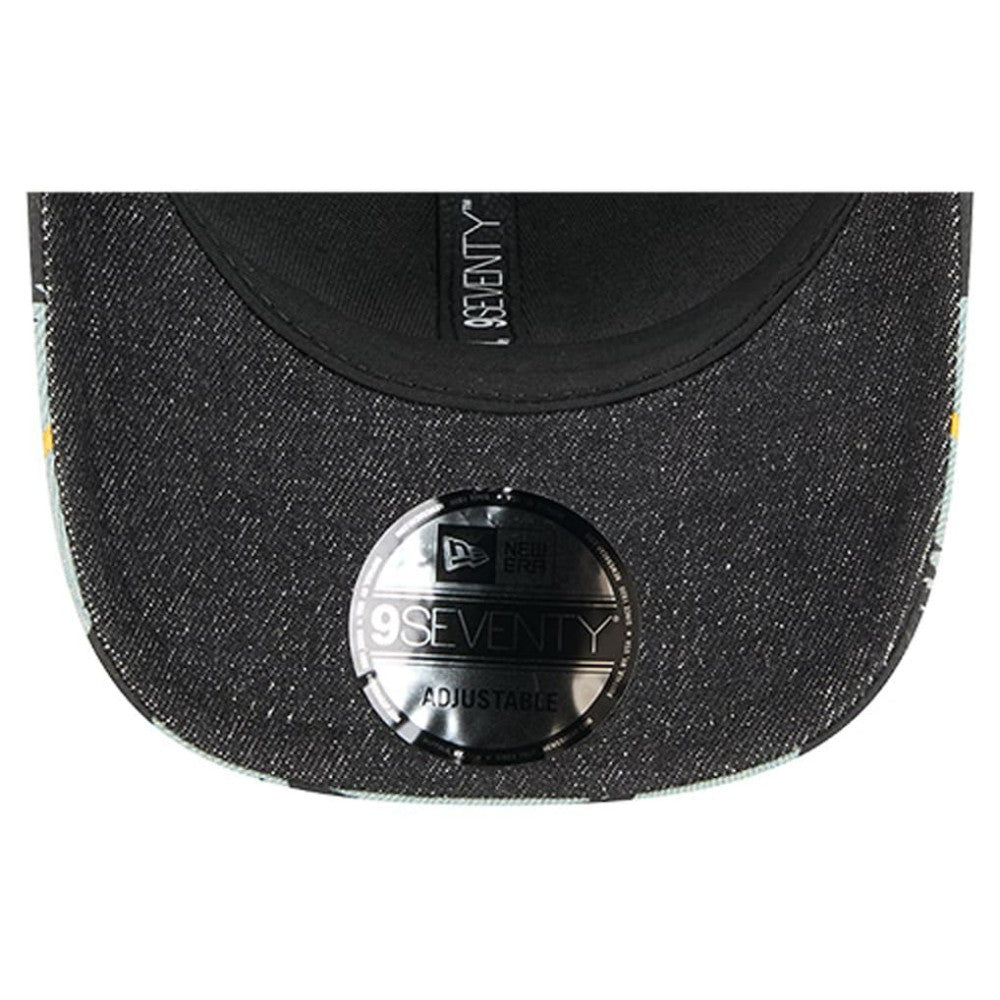 Pittsburgh Pirates New Era Aztec Denim 9SEVENTY Adjustable Hat - Denim/Black Hats