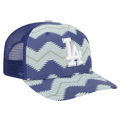 Los Angeles Dodgers New Era Aztec Denim 9SEVENTY Adjustable Hat - Denim/Royal Hats