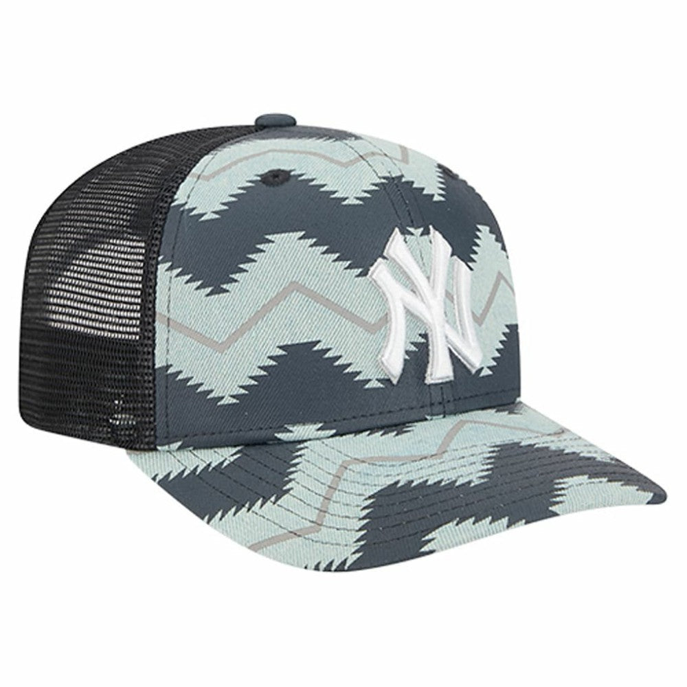 New York Yankees New Era Aztec Denim 9SEVENTY Adjustable Hat - Denim/Navy Hats
