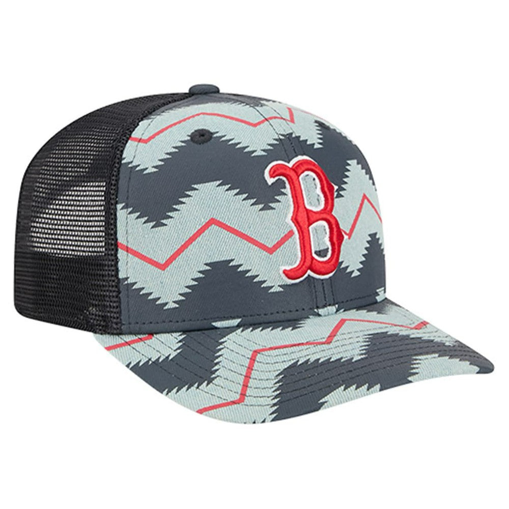 Boston Red Sox New Era Aztec Denim 9SEVENTY Adjustable Hat - Denim/Navy Hats