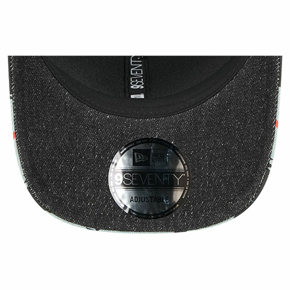 San Francisco Giants New Era Aztec Denim 9SEVENTY Adjustable Hat - Denim/Black Hats