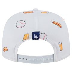 Los Angeles Dodgers New Era Team Cheer Rope 19TWENTY Adjustable Hat - White Hats