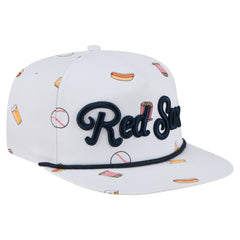 Boston Red Sox New Era Team Cheer Rope 19TWENTY Adjustable Hat - White Hats
