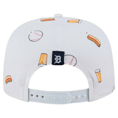 Detroit Tigers New Era Team Cheer Rope 19TWENTY Adjustable Hat - White Hats