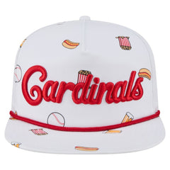 St. Louis Cardinals New Era Team Cheer Rope 19TWENTY Adjustable Hat - White Hats