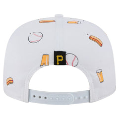 Pittsburgh Pirates New Era Team Cheer Rope 19TWENTY Adjustable Hat - White Hats