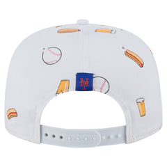 New York Mets New Era Team Cheer Rope 19TWENTY Adjustable Hat - White Hats