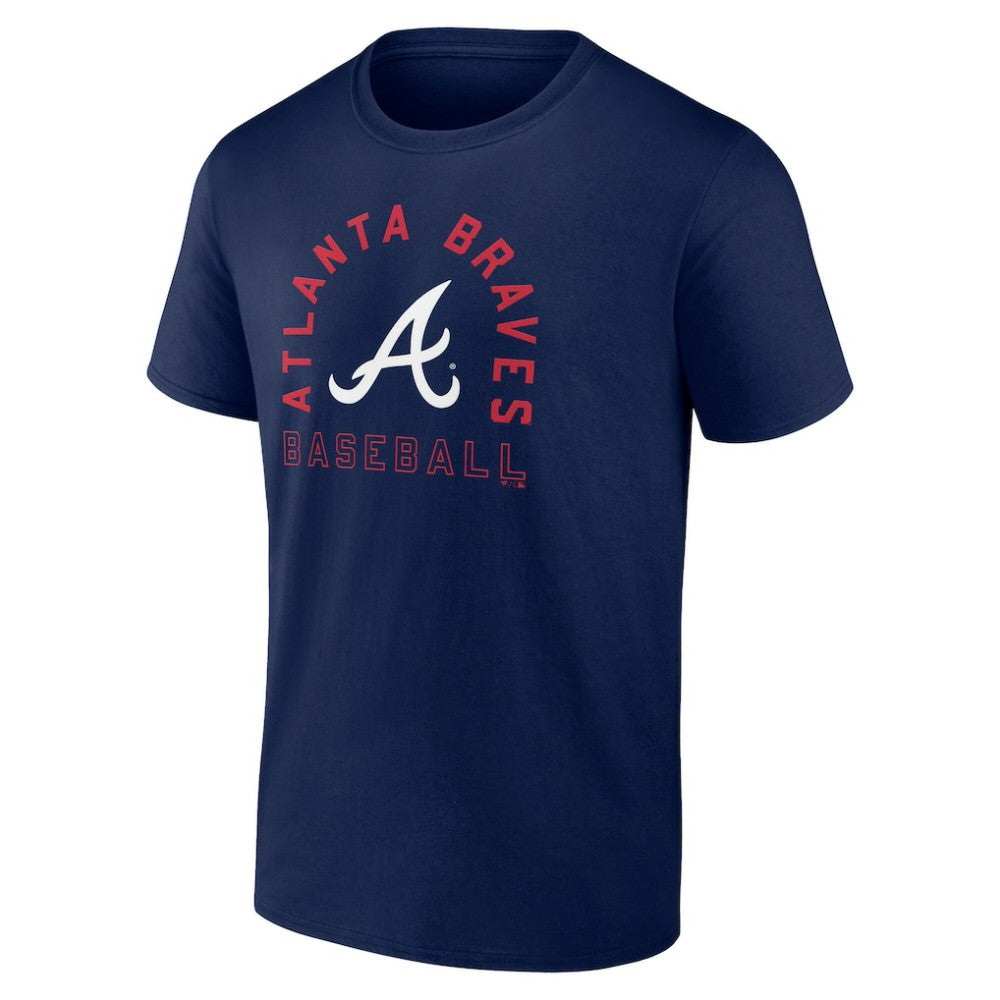 Atlanta Braves Arch T-Shirt - Navy T-shirts