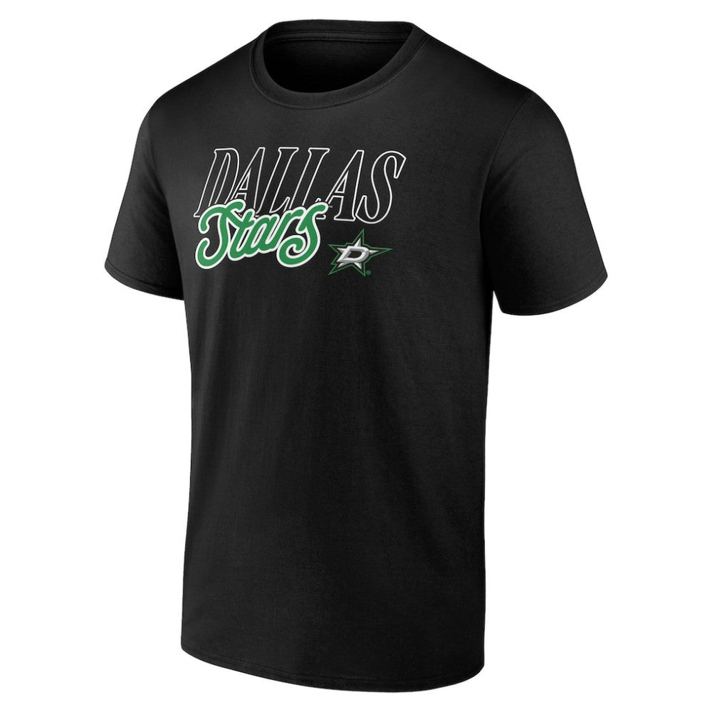 NHL Dallas Stars Script T-Shirt - Black