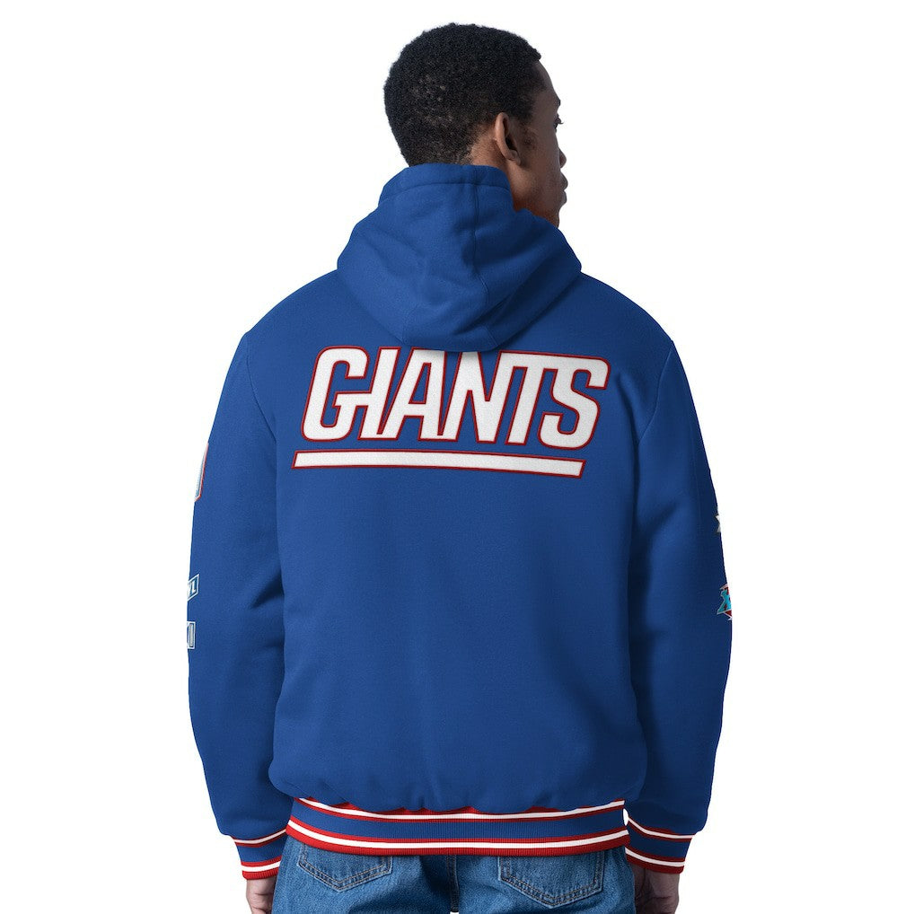 New York Giants G-III Sports by Carl Banks Power Forward Commemorative Full-Zip Hooded Jacket Royal