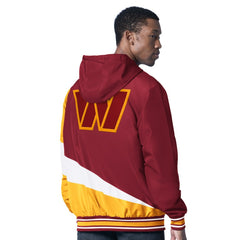 Washington Commanders G-III Sports by Carl Banks Dual Threat Reversable Full-Zip Hooded Jacket Burgundy/Charcoal