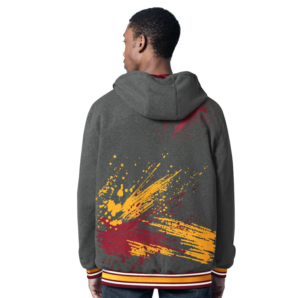 Washington Commanders G-III Sports by Carl Banks Dual Threat Reversable Full-Zip Hooded Jacket Burgundy/Charcoal