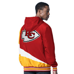 Kansas City Chiefs G-III Sports by Carl Banks Dual Threat Reversable Full-Zip Hooded Jacket Red/Charcoal