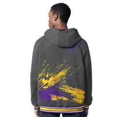 Minnesota Vikings G-III Sports by Carl Banks Dual Threat Reversable Full-Zip Hooded Jacket Purple/Charcoal