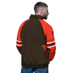 Cleveland Browns Starter Prospect Half-Zip Pullover Brown