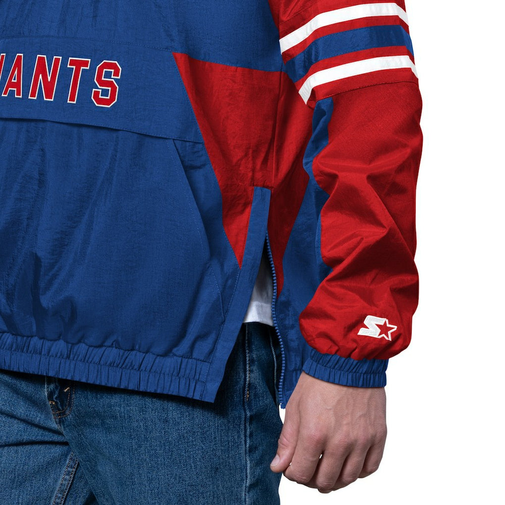 New York Giants Starter Prospect Half-Zip Pullover Royal