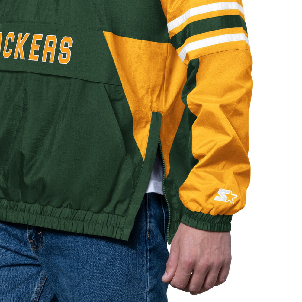 Green Bay Packers Starter Prospect Half-Zip Pullover Green