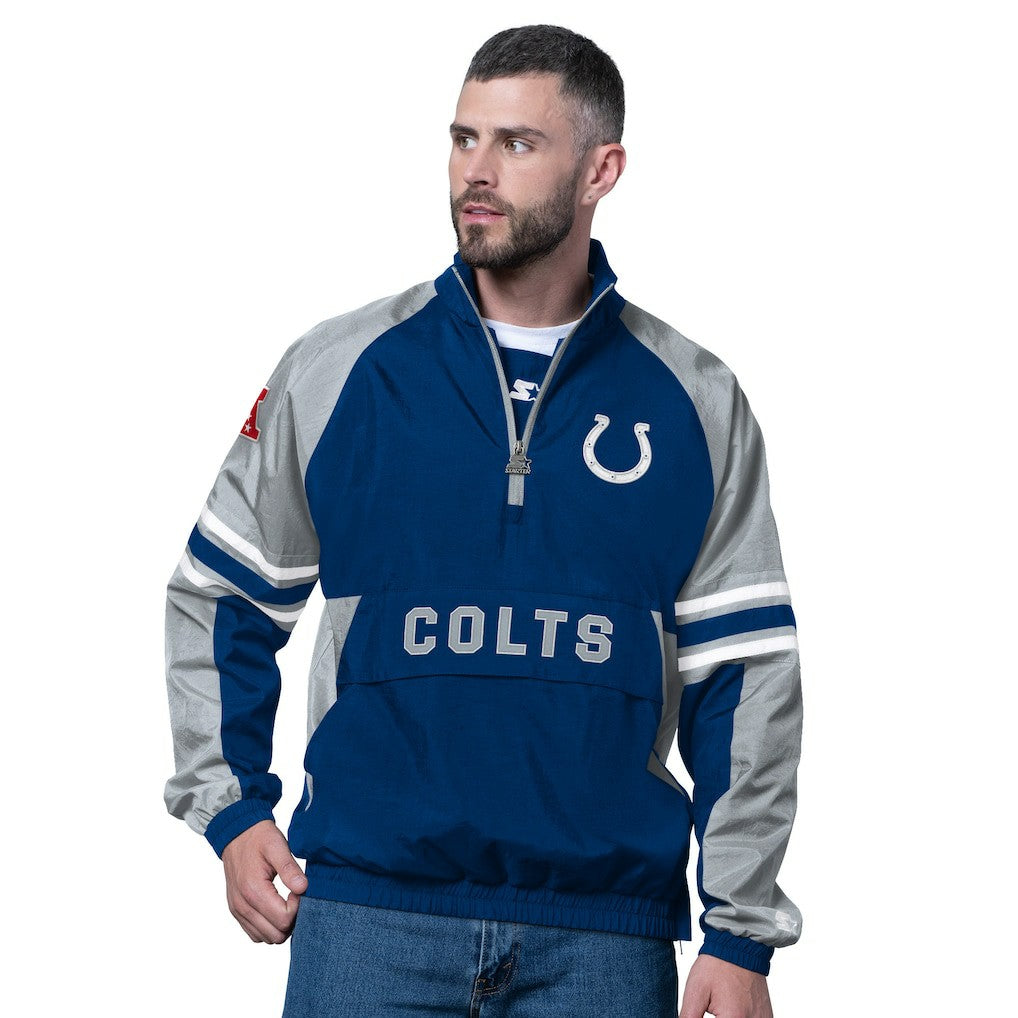 Indianapolis Colts Starter Prospect Half-Zip Pullover Royal