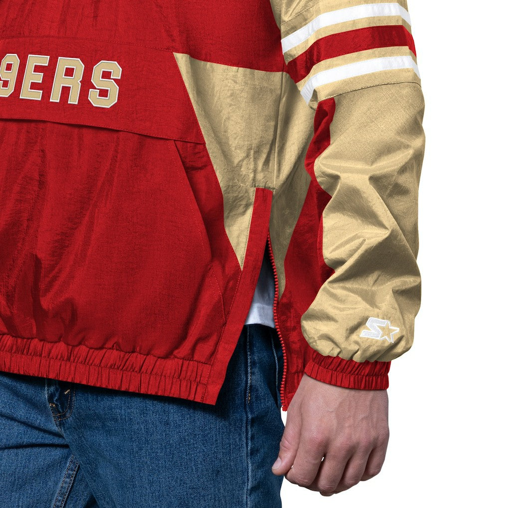 San Francisco 49ers Starter Prospect Half-Zip Pullover Scarlet