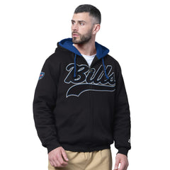 Buffalo Bills Starter Big Shot Full-Zip Double Hoodie Black