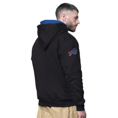 Buffalo Bills Starter Big Shot Full-Zip Double Hoodie Black