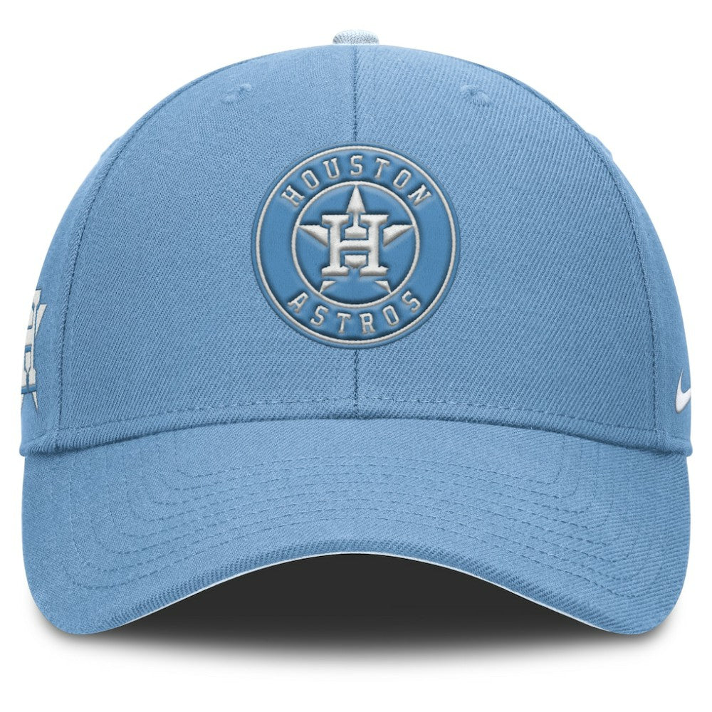 Houston Astros Nike Rise Dri-Fit Adjustable Hat - Light Blue Hats