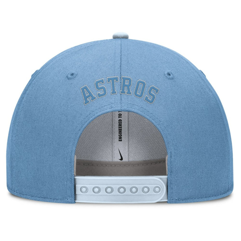 Houston Astros Nike Rise Dri-Fit Adjustable Hat - Light Blue Hats