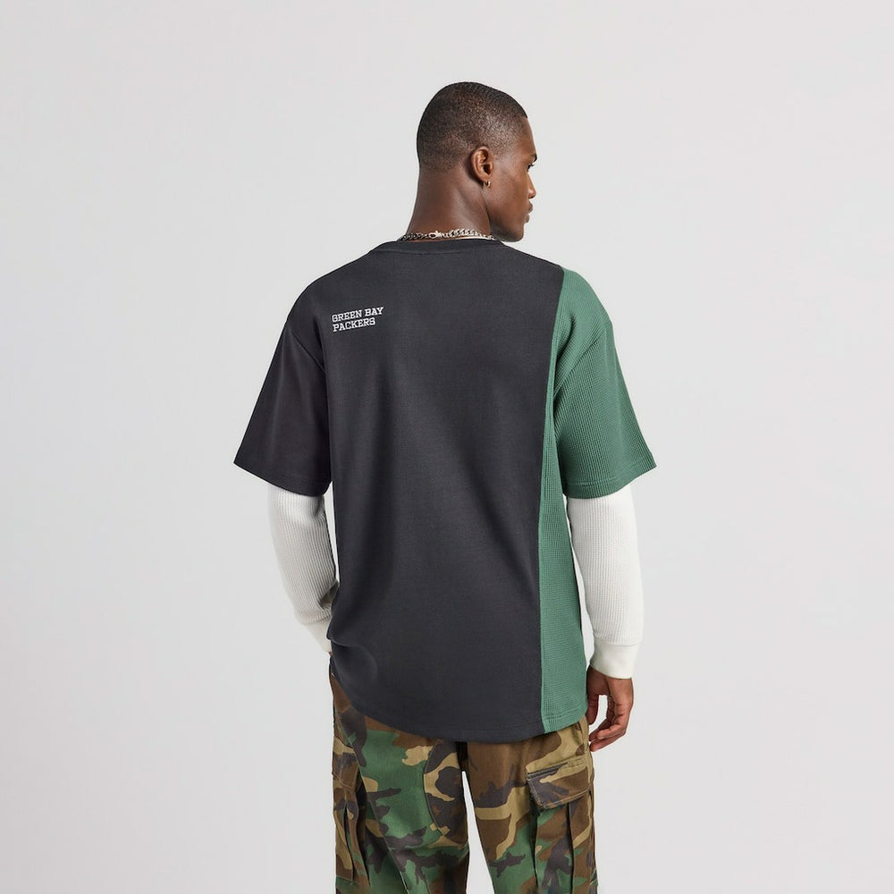 Green Bay Packers Off Season x NFL Unisex Spliced T-Shirt Black