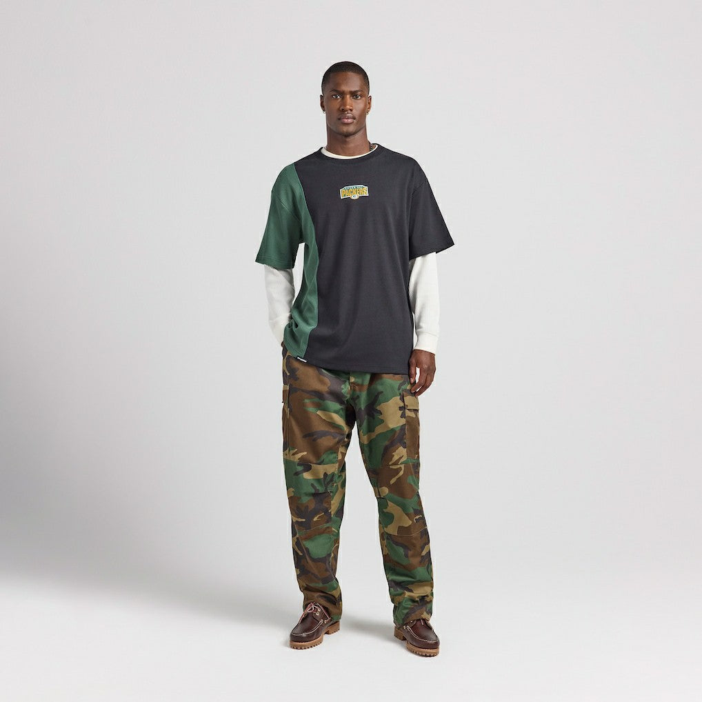 Green Bay Packers Off Season x NFL Unisex Spliced T-Shirt Black