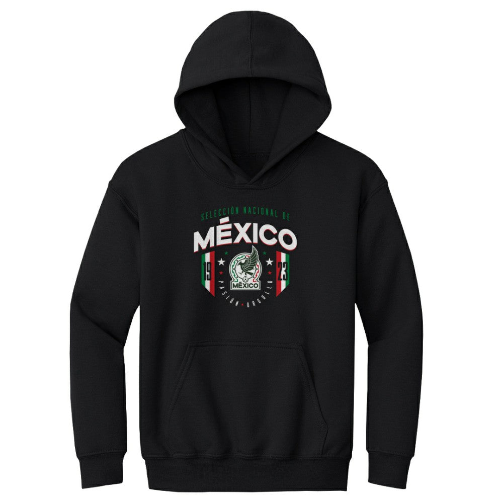 Mexico National Team 500 Level Youth 1923 Pullover Hoodie Black