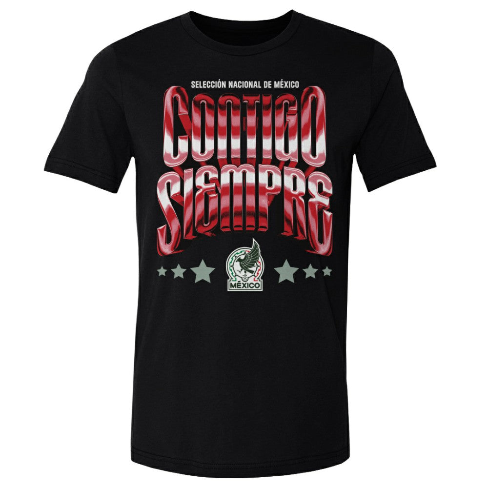 Mexico National Team 500 Level Contigo Siempre Vintage T-Shirt Black sale