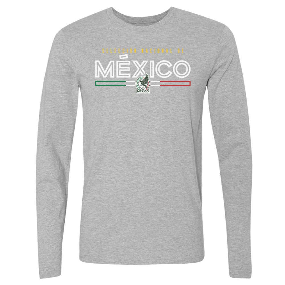 Mexico National Team 500 Level Inline Long Sleeve T-Shirt Heather Gray shop