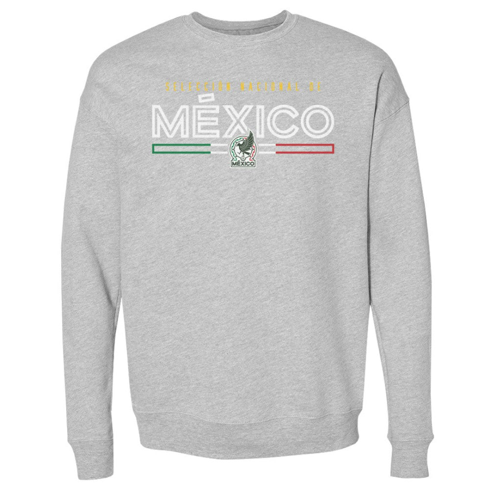 Mexico National Team 500 Level Inline Pullover Sweatshirt Heather Gray shop