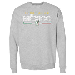 Mexico National Team 500 Level Inline Pullover Sweatshirt Heather Gray shop