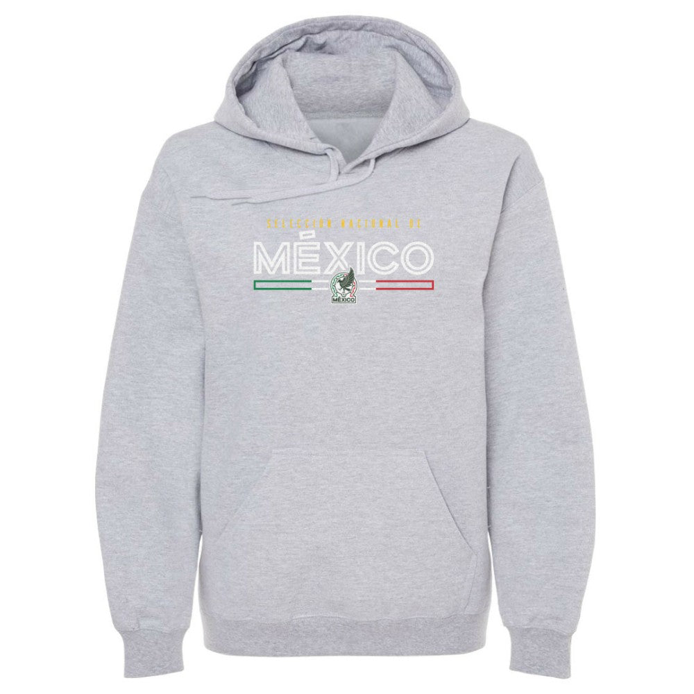 Mexico National Team 500 Level Inline Pullover Hoodie Gray