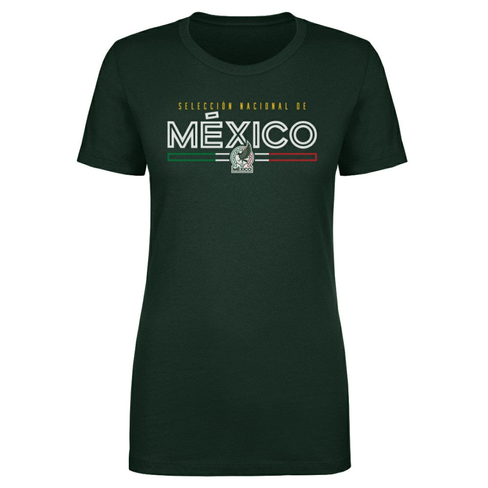 Mexico National Team 500 Level Women's Inline T-Shirt Forest Green