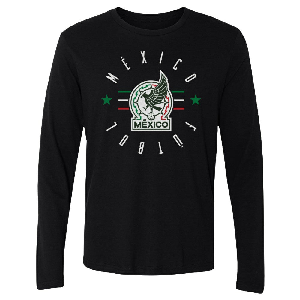 Mexico National Team 500 Level Futbol Long Sleeve T-Shirt Black