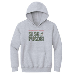 Mexico National Team 500 Level Youth Si Se Puede Inline Bold Pullover Hoodie Gray shop