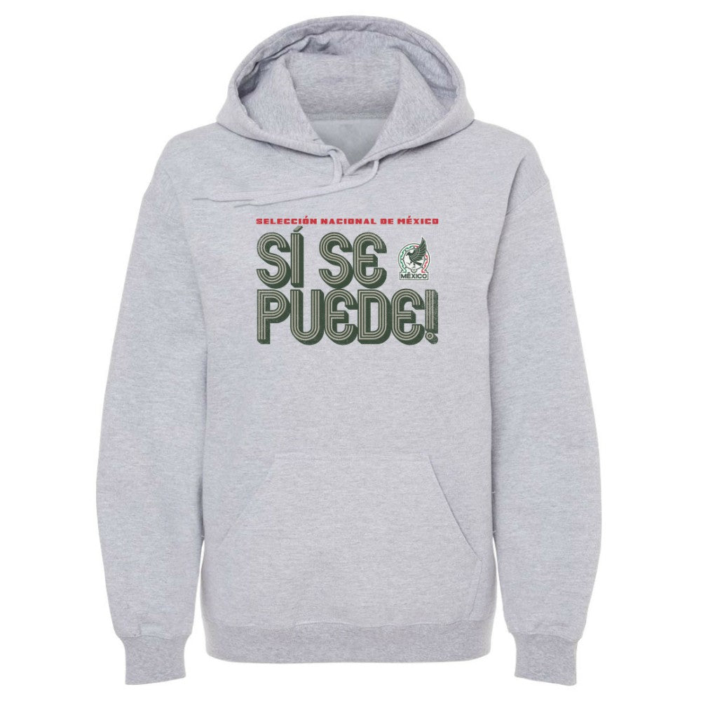 Mexico National Team 500 Level Si Se Puede Inline Bold Pullover Hoodie Gray