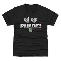 Mexico National Team 500 Level Youth Si Se Puede T-Shirt Black