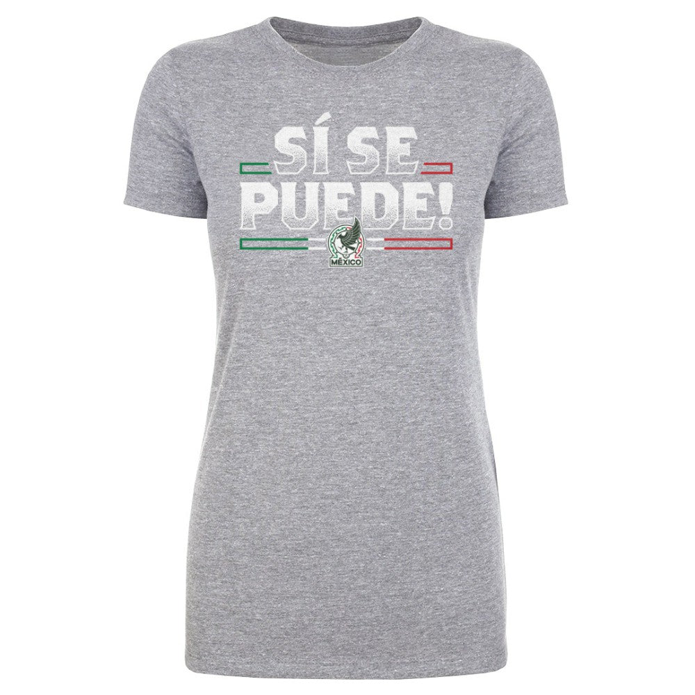 Mexico National Team 500 Level Women's Si Se Puede T-Shirt Heather Gray sale