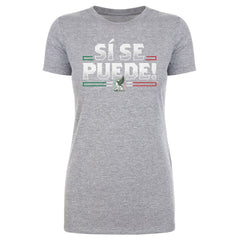 Mexico National Team 500 Level Women's Si Se Puede T-Shirt Heather Gray sale