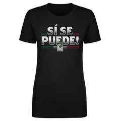 Mexico National Team 500 Level Women's Si Se Puede T-Shirt Black