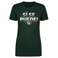 Mexico National Team 500 Level Women's Si Se Puede T-Shirt Forest Green