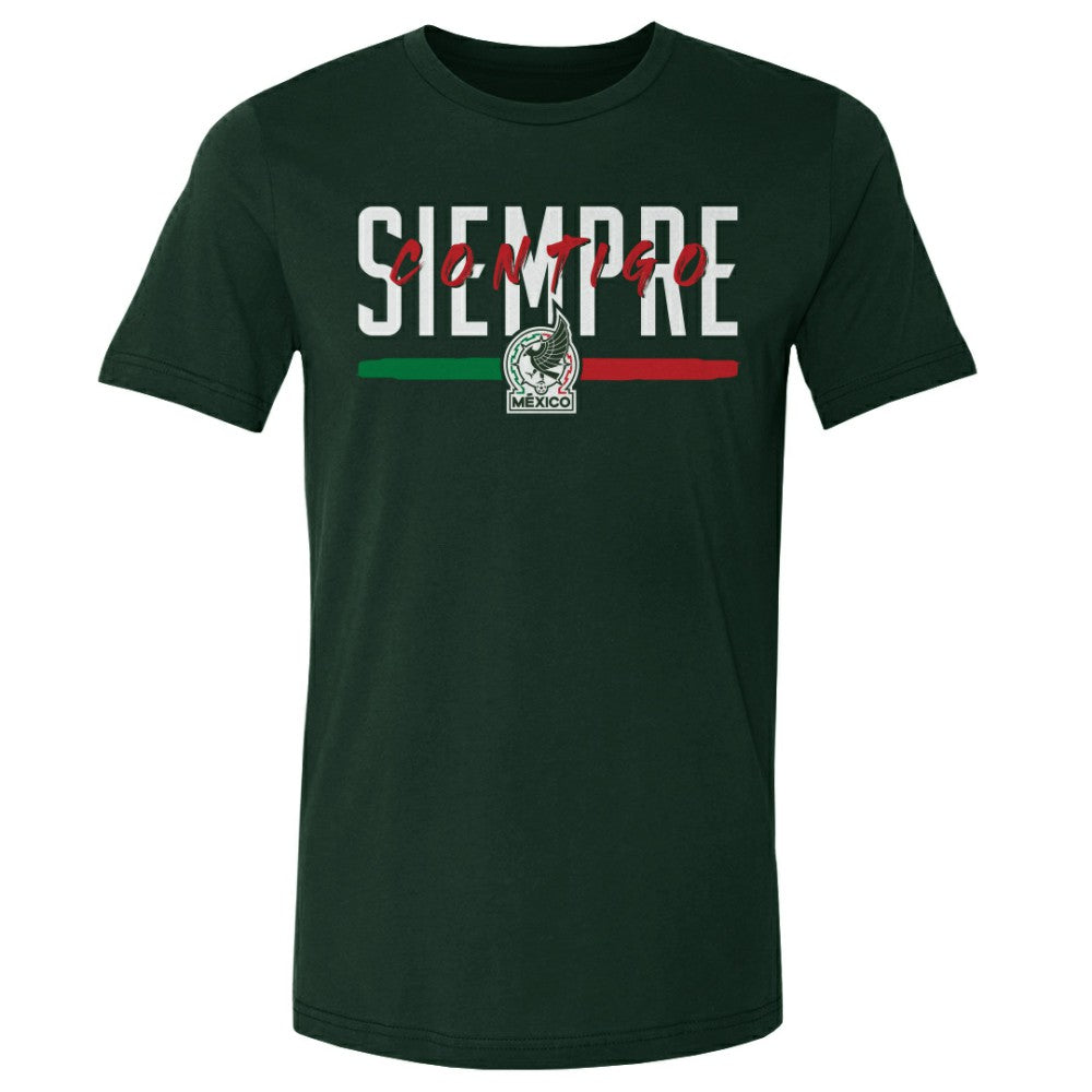 Mexico National Team 500 Level Siempre Contigo Cotton T-Shirt Forest Green